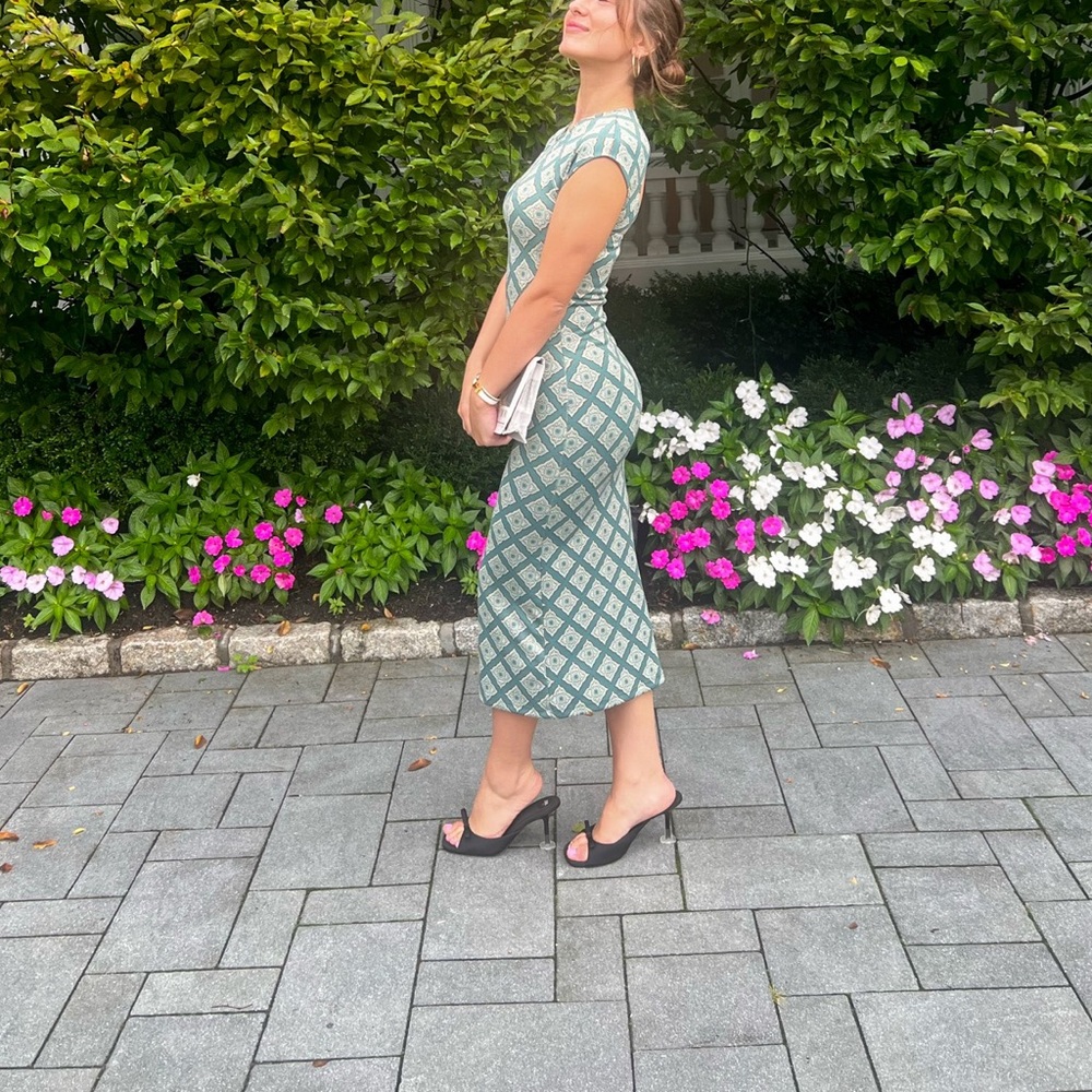 ZARA VESTIDO ENTALLADO JACQUARD Dress